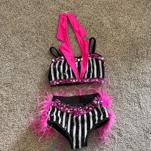2 piece dance costume child medium
